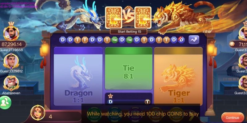 Lựa chọn cửa cược Rồng Hổ J88 thích hợp